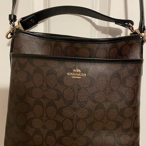 Coach Signature File Handbag Crossbody EUC